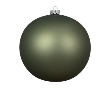 Baubles glass matt rosemary green 8cm