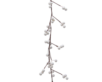 Garland foam foam berries white